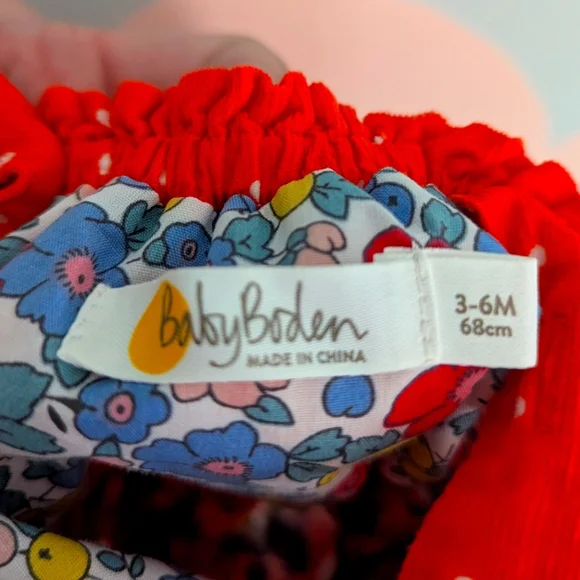 Baby Boden Corduroy Fox Bubble romper - Picture 3 of 4